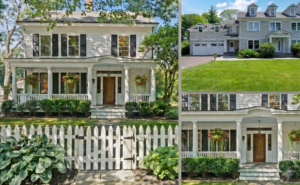 Beautiful homes in Greenwich, CT neighborhoods showcasing different community styles and residential properties.